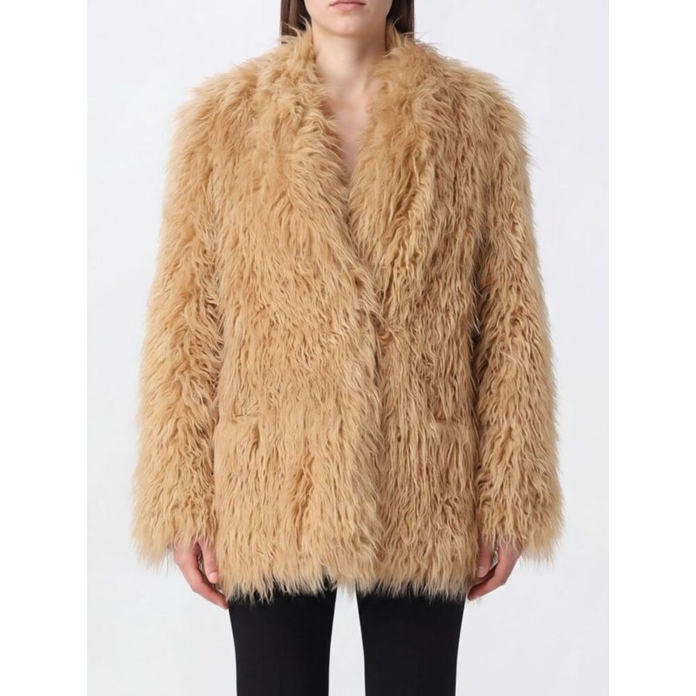 Isabel Marant Women Isabel Marant Mylae Faux Fur V-Neck Coat